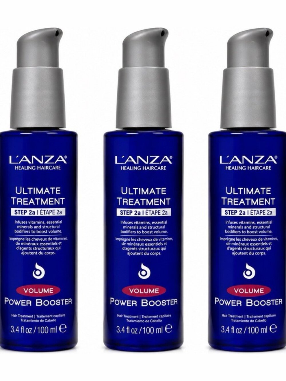 L’ANZA Ultimate Treatment Volume Power Booster 3.4 fl oz Lot of 3 Hair Care